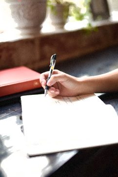 Therapautic writing